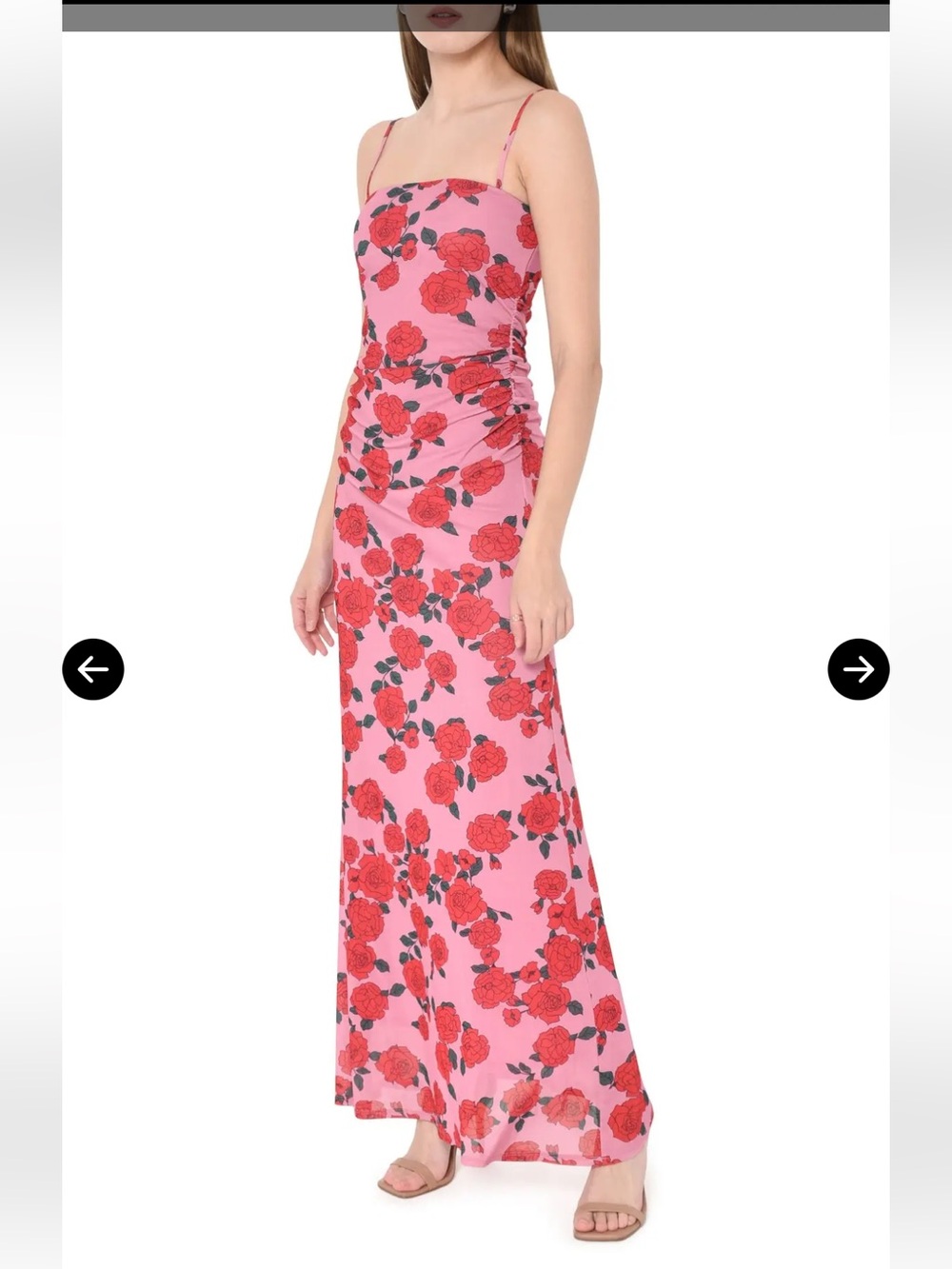 WAYF | NWT Isabella floral maxi dress rose Wedding Guest Garden Party size small